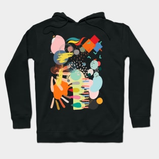 Abstract Art Original Painting Unique style KILY Hoodie